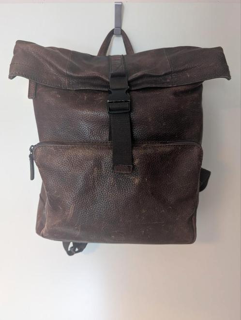 Pylos59 rugzak, leer, Sieraden, Tassen en Uiterlijk, Tassen | Rugtassen, Gebruikt, 25 tot 40 cm, Ophalen of Verzenden