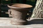 Brocante - Grote stoere stalen vijzel!, Antiek en Kunst, Ophalen of Verzenden