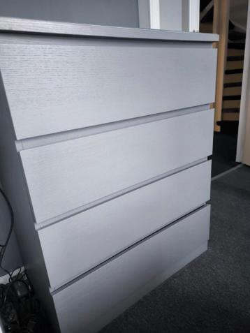 IKEA Malm GRIJS kast met 5 lades - afbeelding 5