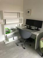 Mooi wit modern bureau, Huis en Inrichting, Bureaus, Ophalen, Zo goed als nieuw, Bureau