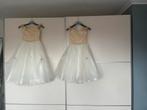 2 Bruidsmeisjes Jurken met Stola - Maat 110/116 & 122/128, Ophalen of Verzenden, Zo goed als nieuw, Meisje, Overige typen