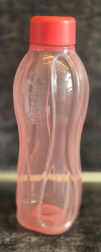 Tupperware Ecofles Zalmroze 500ML, Huis en Inrichting, Keuken | Tupperware, Zo goed als nieuw, Beker of Kan, Ophalen of Verzenden
