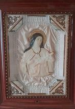 Heilige Theresia. schilderij met muziek doos, Antiek en Kunst, Antiek | Religie, Ophalen of Verzenden