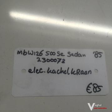 Mercedes W126 500  SE  Automaat  Sedan  1985 Wagennr 2300072 beschikbaar voor biedingen