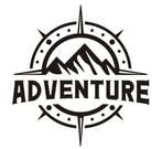 Camper caravan auto sticker adventure kompas
