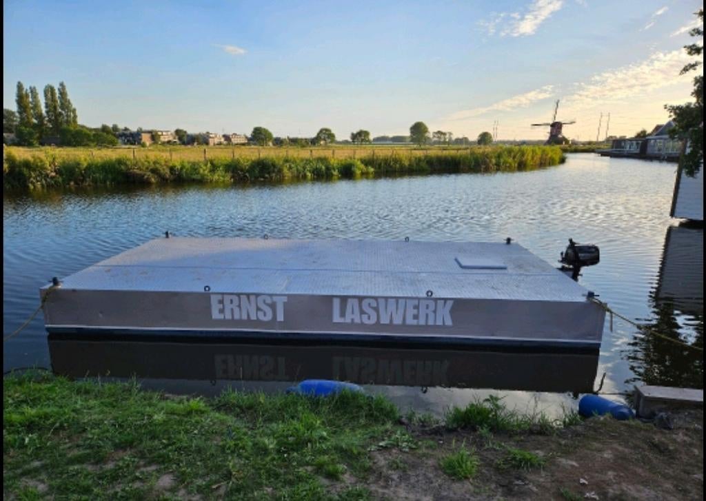 Stalen Ponton 3x6m te koop, Ophalen