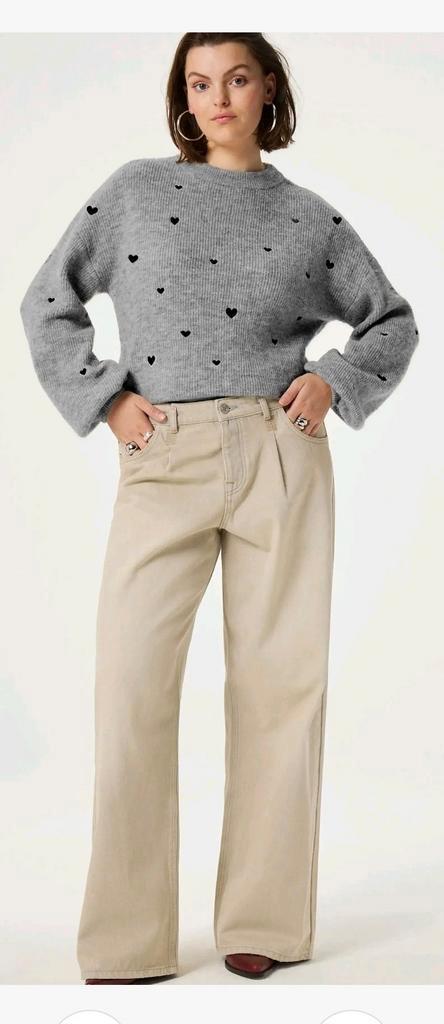 Fabienne Chapot Lidia pullover/ trui maat S *nieuw *, Kleding | Dames, Truien en Vesten, Nieuw, Maat 36 (S), Grijs, Ophalen of Verzenden