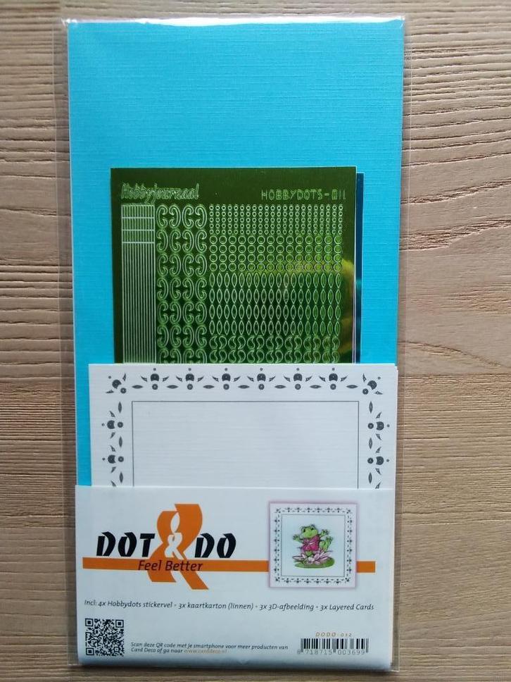 Dot and Do NR 12 feel better / opkikker, Hobby en Vrije tijd, Kaarten | Zelf maken, Nieuw, Overige typen, Overige thema's, Ophalen of Verzenden