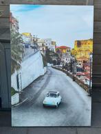 Canvas tuinposter, Ophalen, Gebruikt