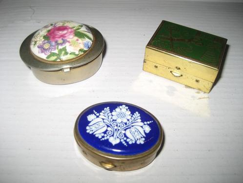 Sier doosjes 3 x, Antiek en Kunst, Curiosa en Brocante, Ophalen of Verzenden