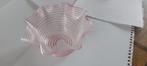 roze glazen sierschaaltje, Antiek en Kunst, Antiek | Glas en Kristal, Ophalen of Verzenden