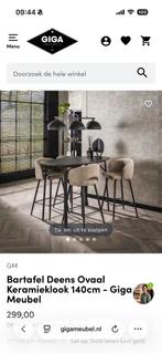 Bartafel met barstoelen set, Ophalen, Met voetsteun, Zo goed als nieuw, 90 cm of meer