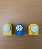 TomTas ponsen / figuursnijders - Set van 3, Hobby en Vrije tijd, Scrapbooking, Ophalen of Verzenden, Zo goed als nieuw, Frame of Mal