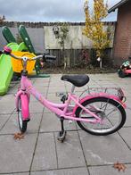 Kinderfiets meisjesfiets rose 18 inch, Fietsen en Brommers, Ophalen, Gebruikt, 18 inch