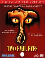 BLURAY - Two Evil Eyes (Dario Argento, slipcover), Ophalen of Verzenden, Zo goed als nieuw, Horror