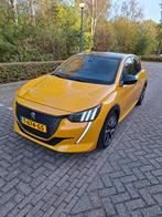 Peugeot 208 1.2 gt-line uit 2020, Auto's, Zwart, 1200 kg, Particulier, 1065 kg