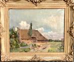 PIET VAN DER HEM BOERDERIJ IN ZONNIG LANDSCHAP ZOMERS TOPPER, Ophalen of Verzenden