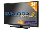 Salora 24 inch HD Travel TV 12/230V Satelliet, Overige merken, Salora, LED, 50 Hz