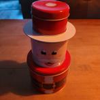 Kerstman snoep, koek ,choco pot 3 laags, Ophalen of Verzenden, Zo goed als nieuw