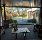 Glazen schuifpui voor overkapping/schuur, Doe-het-zelf en Verbouw, Kozijnen en Schuifpuien, Ophalen, Gebruikt, 225 cm of meer