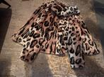 Fake fur jas Giacomo, Maat 38/40 (M), Bruin, Verzenden, Nieuw