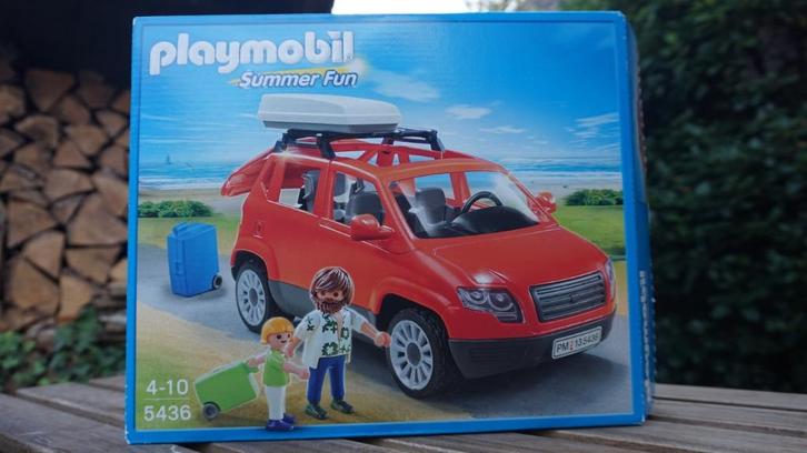 Playmobil Auto Summer Fun 5436 + extra setje!!, Kinderen en Baby's, Speelgoed | Playmobil, Zo goed als nieuw, Complete set, Ophalen of Verzenden