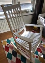 Witte Schommelstoel, Huis en Inrichting, Stoelen, Ophalen, Gebruikt, Wit, Eén
