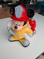 Zeldzame Disney koekjestrommel Mickey the Fireman, Ophalen of Verzenden, Mickey Mouse, Zo goed als nieuw, Beeldje of Figuurtje