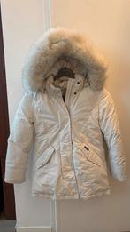 Woolrich Artic Parka - Wit - Afritsbare capuchone &bontkraag, Kinderen en Baby's, Kinderkleding | Maat 128, Ophalen, Zo goed als nieuw