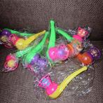 12 x Uitdelen, balletjes blaas pijpjes plastic., Ophalen of Verzenden, Nieuw, Overige