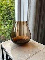 Vaas Tasman taupe Ø18 x H20 cm, Ophalen, Overige kleuren, Minder dan 50 cm, Glas