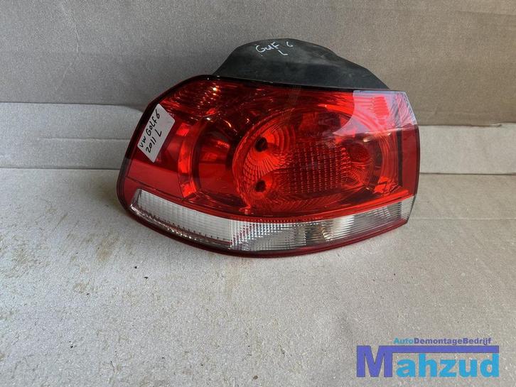 VW GOLF 6 Links buiten achterlicht 2009-2012, Auto-onderdelen, Verlichting, Volkswagen, Gebruikt, Ophalen of Verzenden