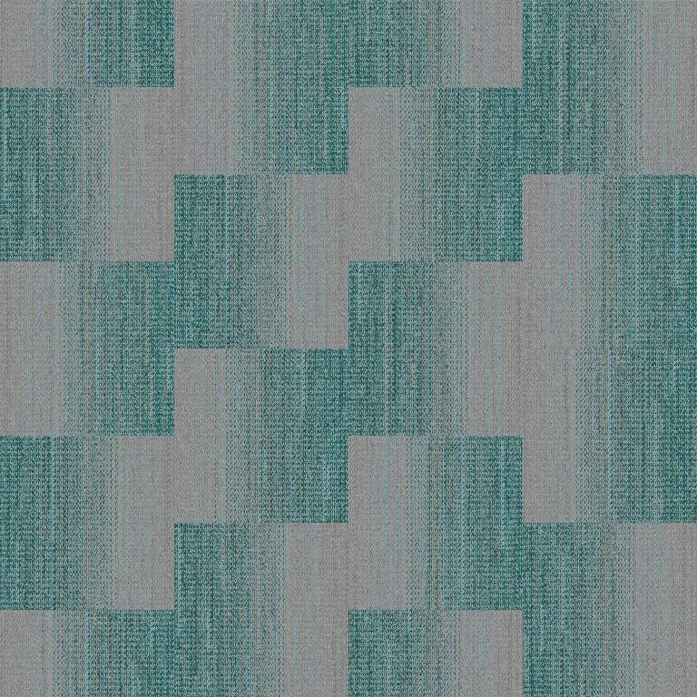 Teal/Stone tapijttegels Woven Gradience van Interface, Huis en Inrichting, Stoffering | Vloerbedekking, Groen, Nieuw, Ophalen of Verzenden