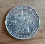 Rijksdaalder Wilhelmina 1938 pr/unc, Zilver, Ophalen of Verzenden, Koningin Wilhelmina, Losse munt