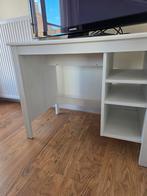 Witte Kaptafel / Bureau met Opbergruimte, Ophalen, Gebruikt, Bureau
