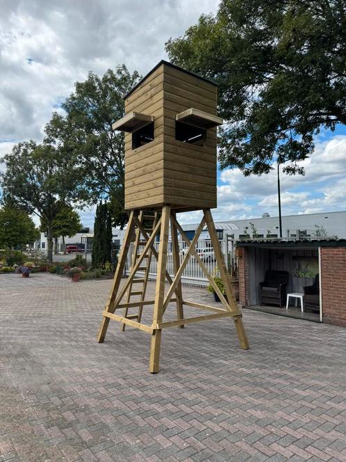 robuuste Hoogzit - Jacht voggelspotten Eenvoudig Demontabel, Tuin en Terras, Tuinhuizen, Nieuw, Overige typen, Hout, Minder dan 200 cm