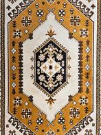 Vintage Perzisch wol royal Kazak runner oker 80x250cm, 200 cm of meer, 50 tot 100 cm, Overige kleuren, Perzisch vintage oosters hype