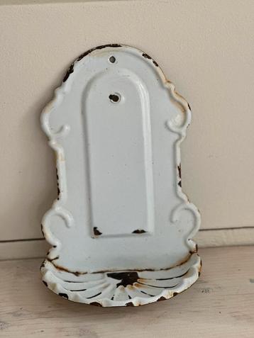 Zeepbakje emaille vintage frans emmer zeep oud beschikbaar voor biedingen