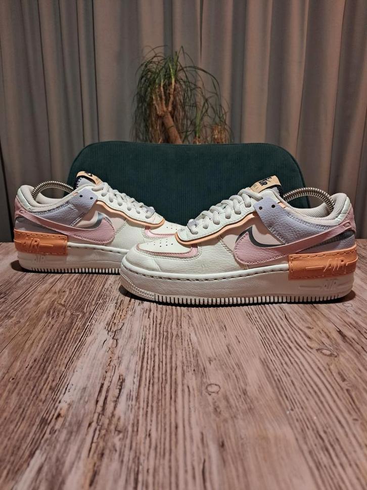 Nike Air Force 1 Shadow 'Pink Glaze' Size 37,5, Kleding | Dames, Schoenen, Gedragen, Sneakers of Gympen, Wit, Ophalen of Verzenden