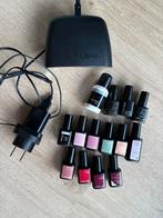 Sensationail UV Lamp gellak + 10 gellak Kleuren, Gebruikt, Overige kleuren, Ophalen of Verzenden, Handen en Nagels