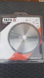 YATO Cirkelzaagblad YT-6068 210x30x3,2 mm 60T, Ophalen of Verzenden, YATO, Zo goed als nieuw, Cirkelzaag