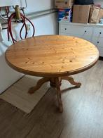 Ronde tafel uitschuifbaar, Huis en Inrichting, Tafels | Eettafels, Ophalen of Verzenden, Zo goed als nieuw, Vijf personen of meer