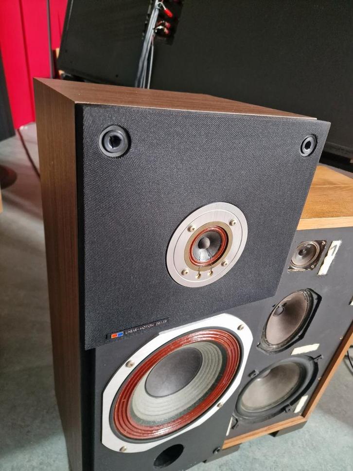 Sansui LM-330 speakers - ZELDZAAM, Audio, Tv en Foto, Luidsprekers, Zo goed als nieuw, Front, Rear of Stereo speakers, Minder dan 60 watt