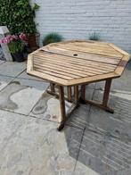 Teakhouten opklapbare tafel, Boeken, Wonen en Tuinieren, Ophalen, Zo goed als nieuw