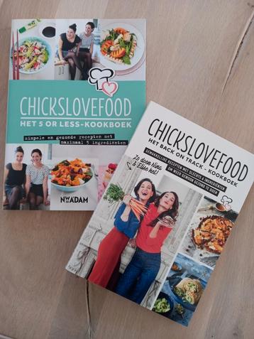 2 nieuwe kookboeken Chickslovefood. Alleen ophalen. 
