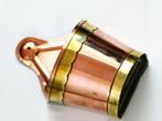 Zwavelstokpot / luciferpot of -houder uit de 19e eeuw, Antiek en Kunst, Ophalen of Verzenden, Koper