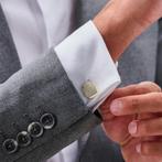 14 Karaat Gouden Manchetknopen / Cufflinks Parelmoer, Onbekend, Nieuw, Ophalen of Verzenden, Onbekend