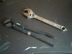 te koop grote waterpomptang en grote bahco, Doe-het-zelf en Verbouw, Gereedschap | Handgereedschap, Ophalen, Zo goed als nieuw