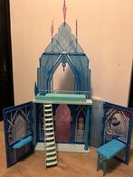 Elsa frozen kasteel inklapbaar, Kinderen en Baby's, Speelgoed | Poppenhuizen, Ophalen, Zo goed als nieuw, Poppenhuis