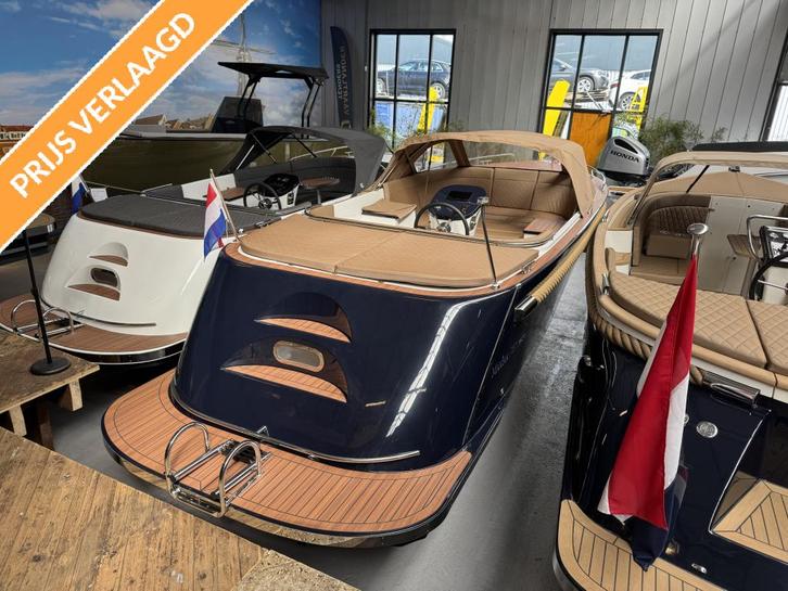 Maxima 720 Retro | 100PK Honda | Boegschroef & vaarklaar!, Watersport en Boten, Sloepen, Nieuw, 6 meter of meer, Overige brandstoffen